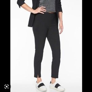Athleta Black Wander Slim Pant Work Office Size 2